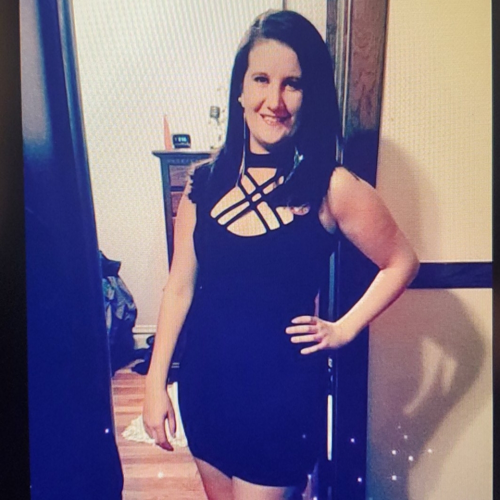 Black, bodycon, midi dress